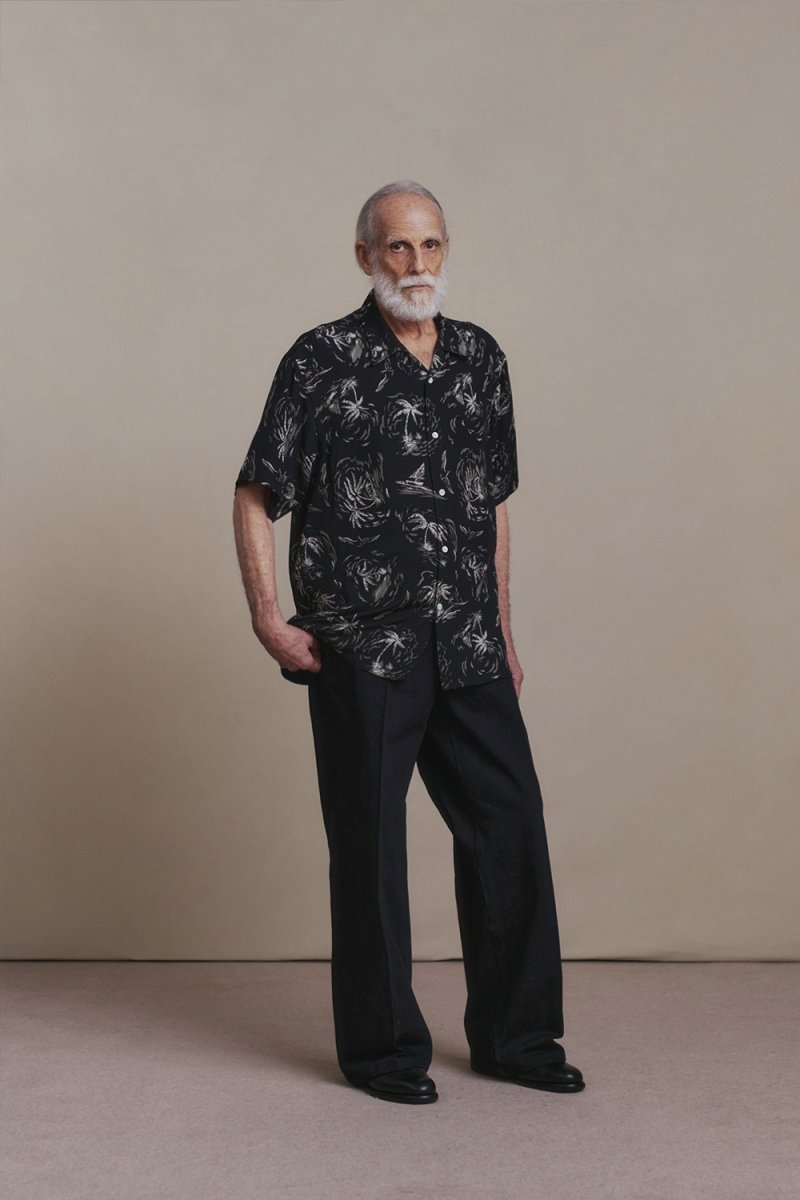 画像4: OLD JOE   ORIGINAL PRINTED OPEN COLLAR SHIRTS (PALM TREE) Short-sleeve (4)