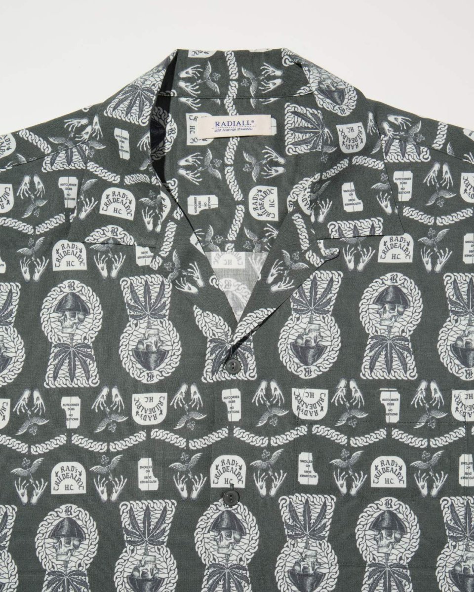 画像9: RADIALL  COMMUNE - OPEN COLLARED SHIRT S/S (9)
