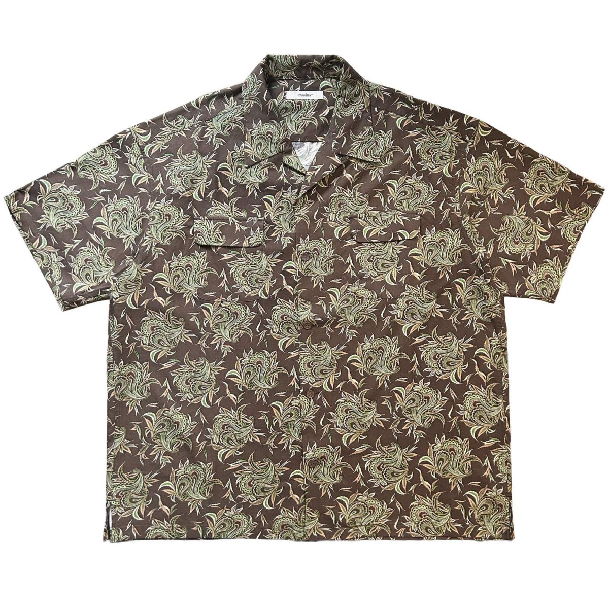 画像2: exodus brand  BUDS PAISLEY HAWAIIAN SHIRT (2)