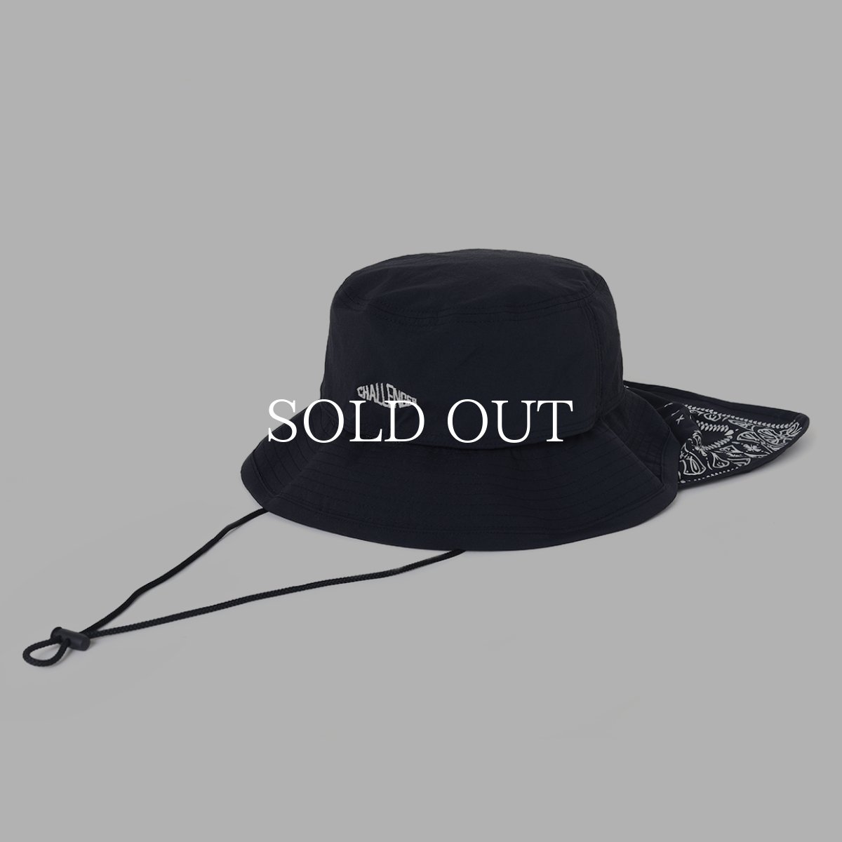 画像1: CHALLENGER  BANDANA BEACH HAT (1)