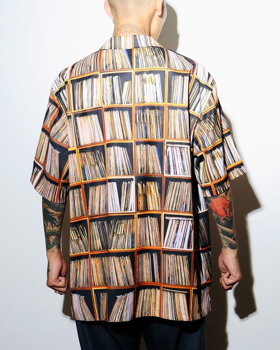 画像4: APPLEBUM  “Vinyl Shelf” Aloha Shirt (4)