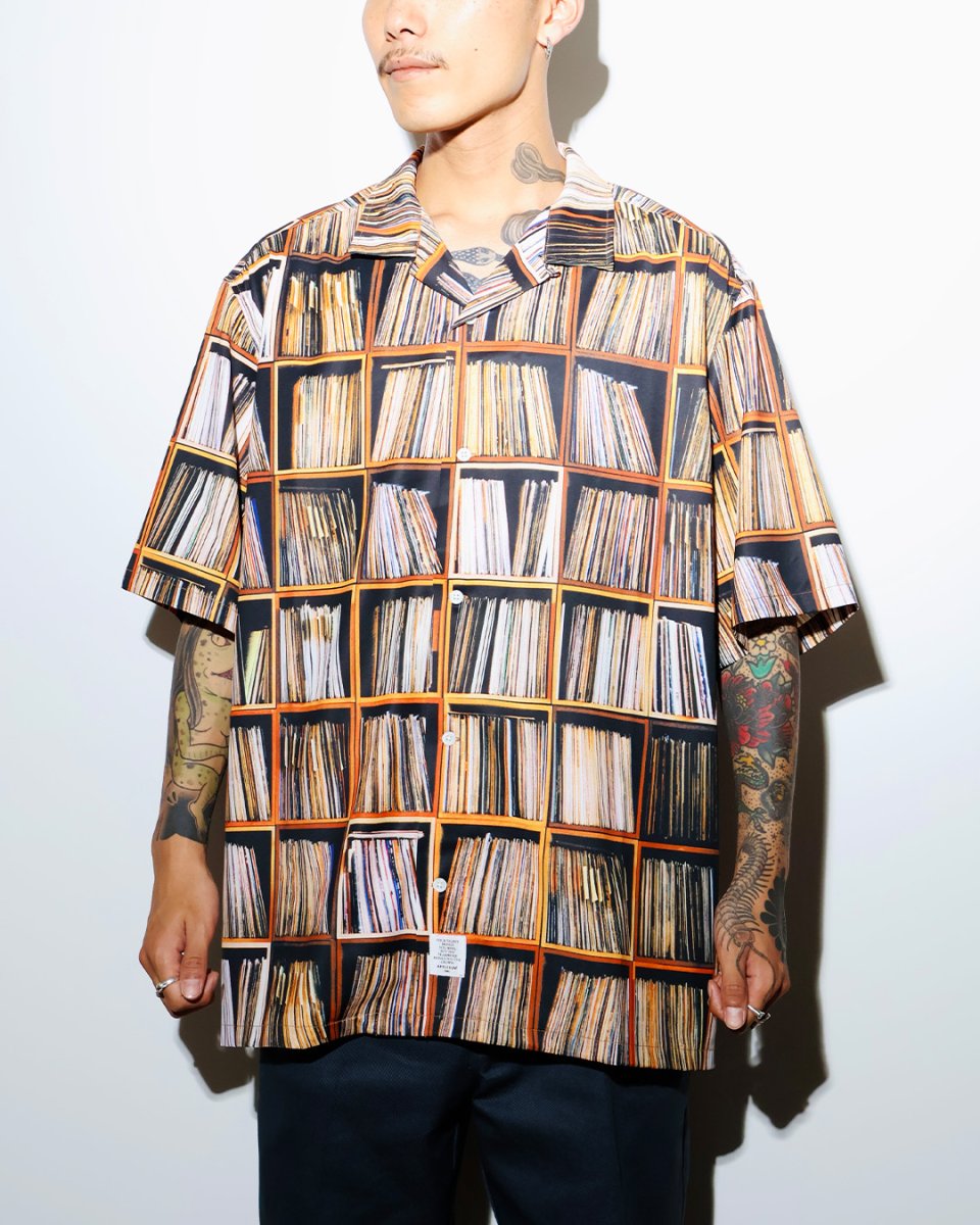 画像3: APPLEBUM  “Vinyl Shelf” Aloha Shirt (3)