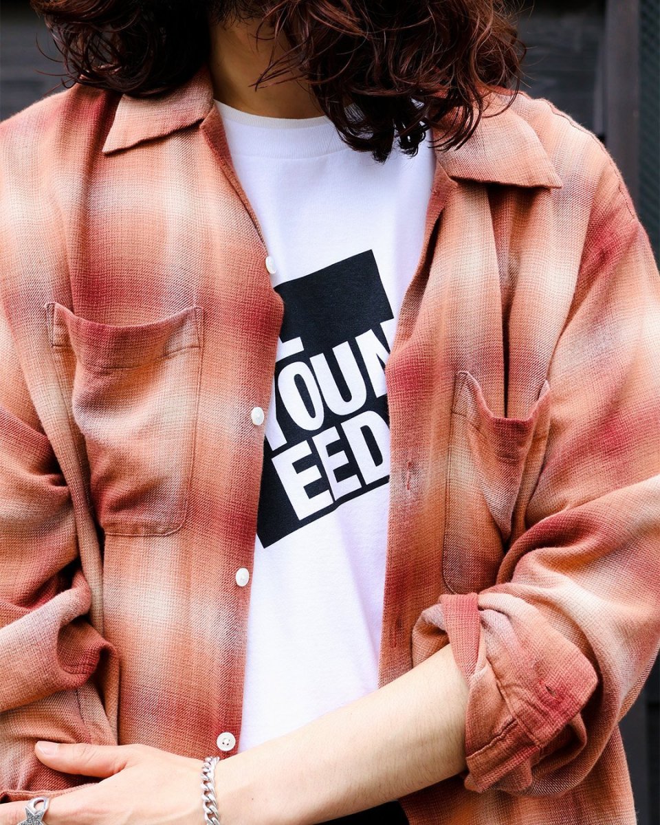 画像21: MINEDENIM  R.Flannel Ombre Open Collar SH (21)