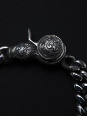 画像2: ANTIDOTE BUYERS CLUB   Engraved ID Miami Chain Bracelet (2)