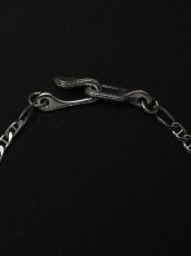 画像2: ANTIDOTE BUYERS CLUB   Stud Link Figaro Narrow Chain Bracelet (2)