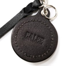 画像3: CALEE  COLOR STONE STUDS LEATHER KEY RING (3)