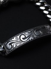 画像3: ANTIDOTE BUYERS CLUB   Engraved ID Miami Chain Bracelet (3)