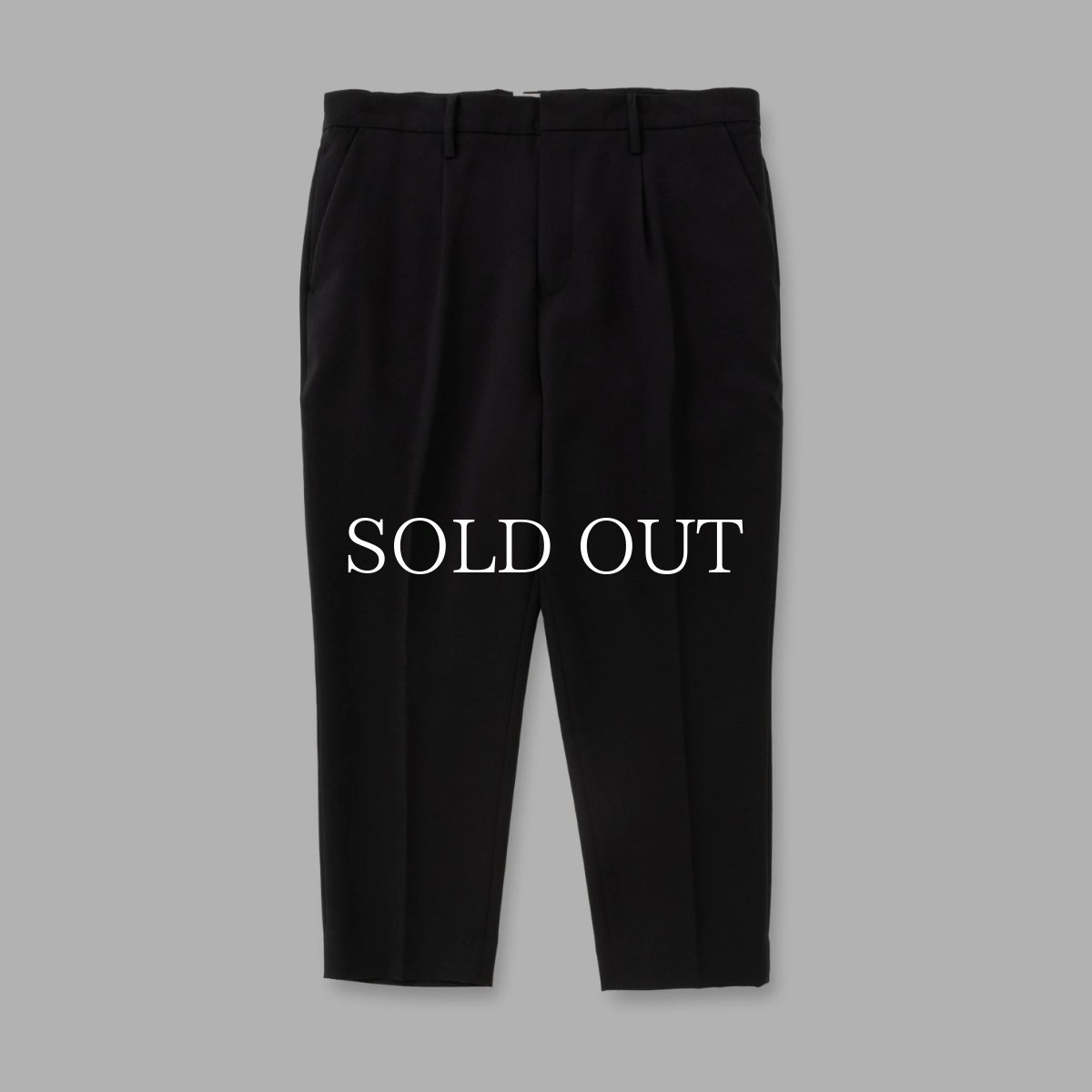 画像1: CALEE  VINTAGE TYPE CROPPED SLACKS (1)