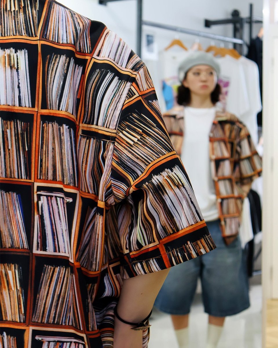 画像5: APPLEBUM  “Vinyl Shelf” Aloha Shirt (5)