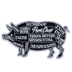 画像1: PORKCHOP GARAGE SUPPLY  PORK STICKER (1)