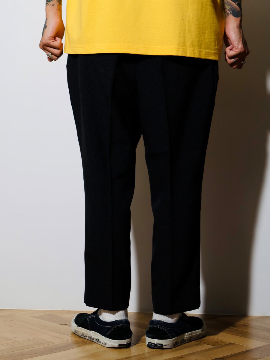 画像3: CALEE  VINTAGE TYPE CROPPED SLACKS (3)