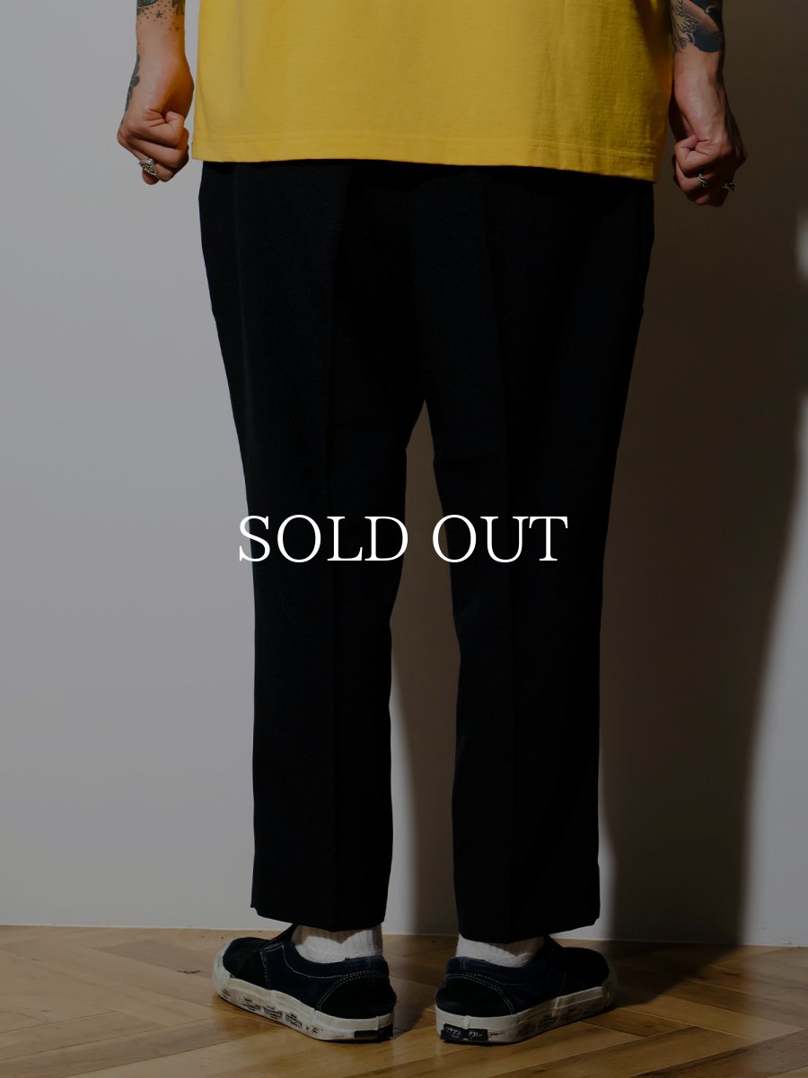画像3: CALEE  VINTAGE TYPE CROPPED SLACKS (3)