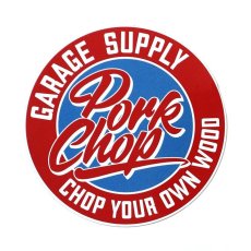 画像2: PORKCHOP GARAGE SUPPLY  CIRCLE SCRIPT STICKER (2)