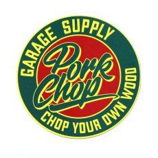画像3: PORKCHOP GARAGE SUPPLY  CIRCLE SCRIPT STICKER (3)