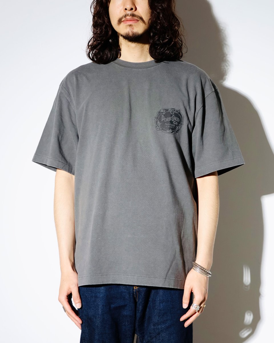 画像3: PORKCHOP GARAGE SUPPLY  F LEAF LOGO TEE (3)