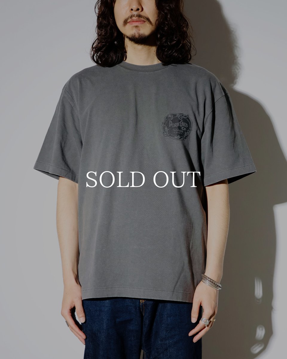 画像3: PORKCHOP GARAGE SUPPLY  F LEAF LOGO TEE (3)