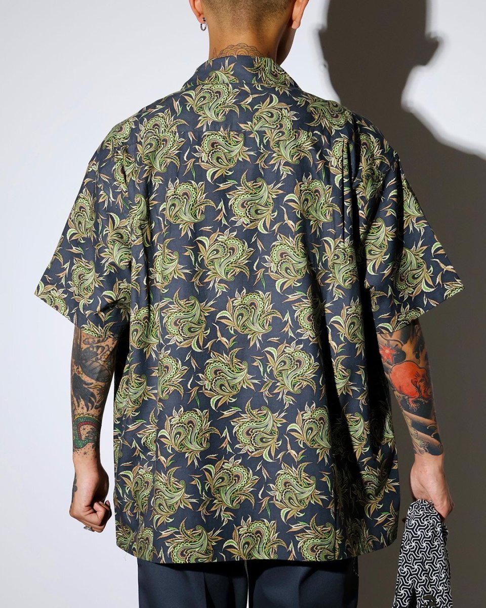画像4: exodus brand  BUDS PAISLEY HAWAIIAN SHIRT (4)