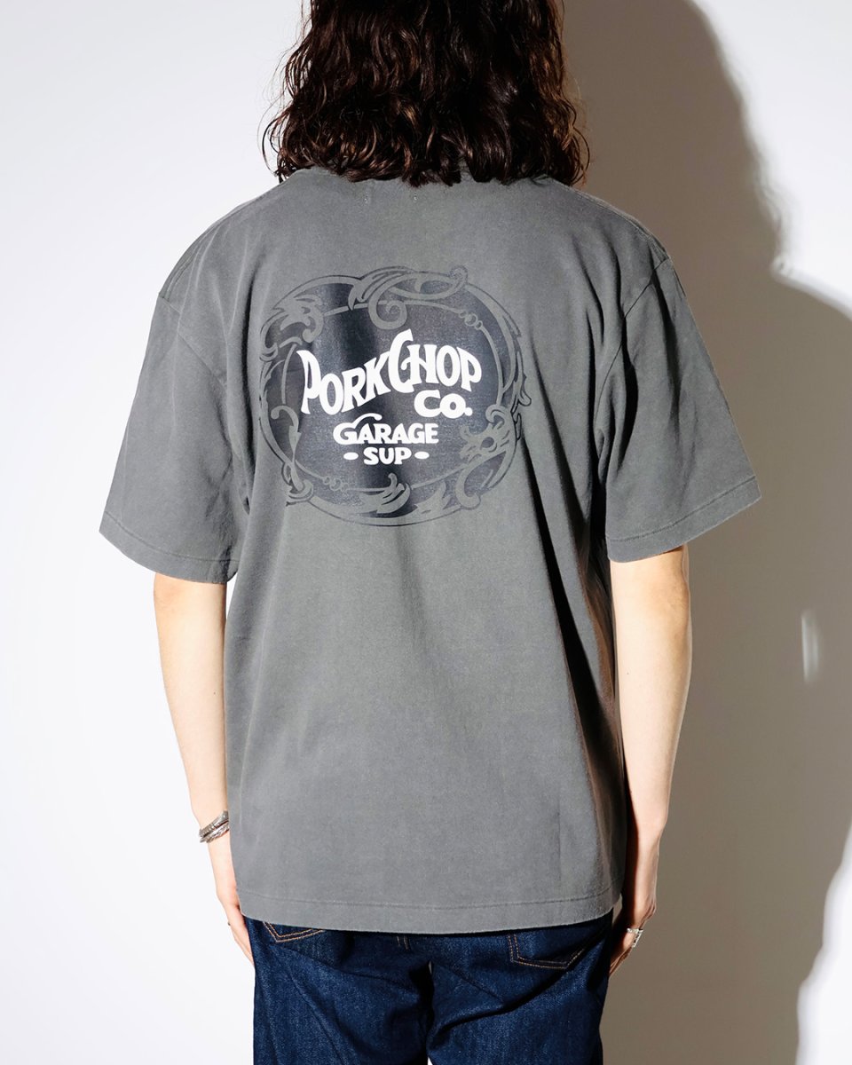 画像5: PORKCHOP GARAGE SUPPLY  F LEAF LOGO TEE (5)