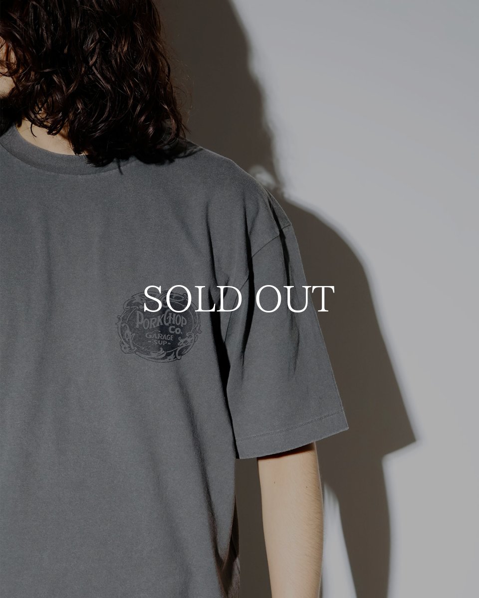 画像4: PORKCHOP GARAGE SUPPLY  F LEAF LOGO TEE (4)