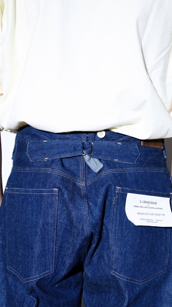 画像6: OLD JOE   BELTLESS WAIST JEAN TROUSER"990" (6)