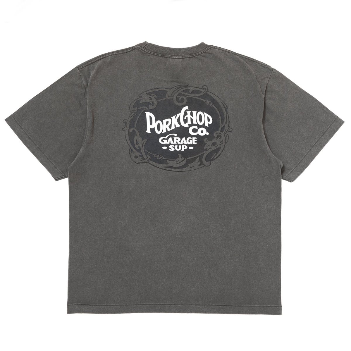 画像1: PORKCHOP GARAGE SUPPLY  F LEAF LOGO TEE (1)