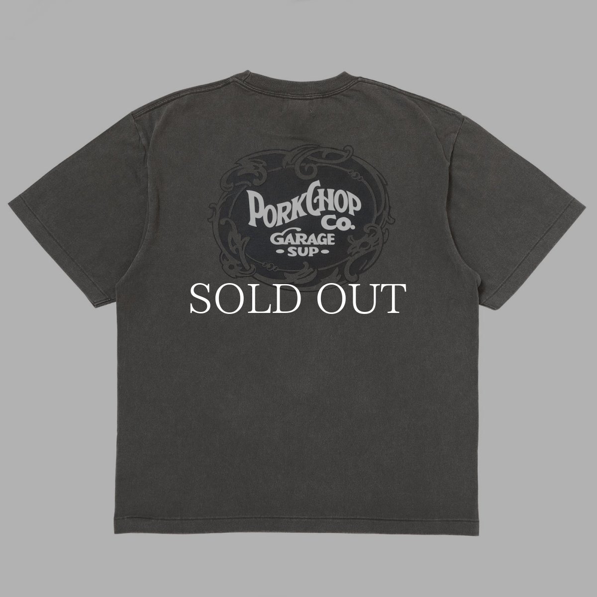 画像1: PORKCHOP GARAGE SUPPLY  F LEAF LOGO TEE (1)