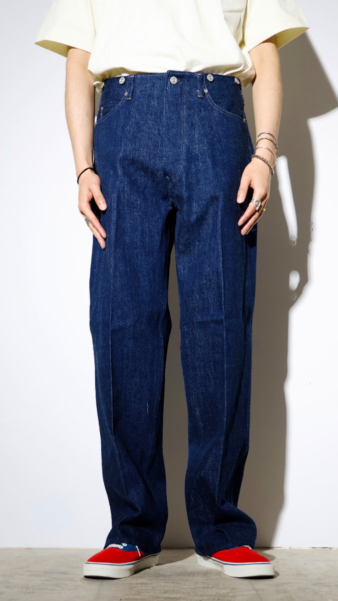 画像2: OLD JOE   BELTLESS WAIST JEAN TROUSER"990" (2)