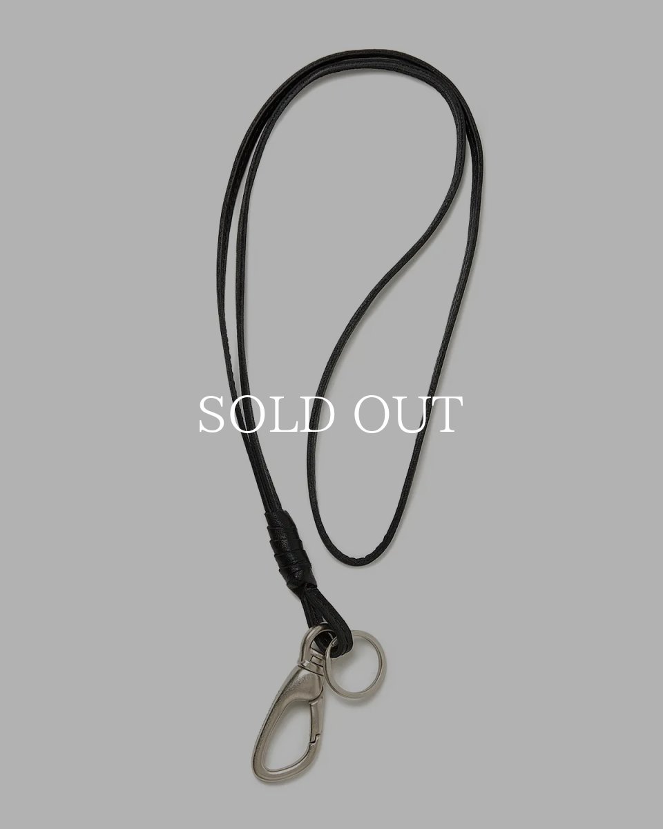 画像1: nonnative  DWELLER KEY RING WITH LEATHER CORD (1)