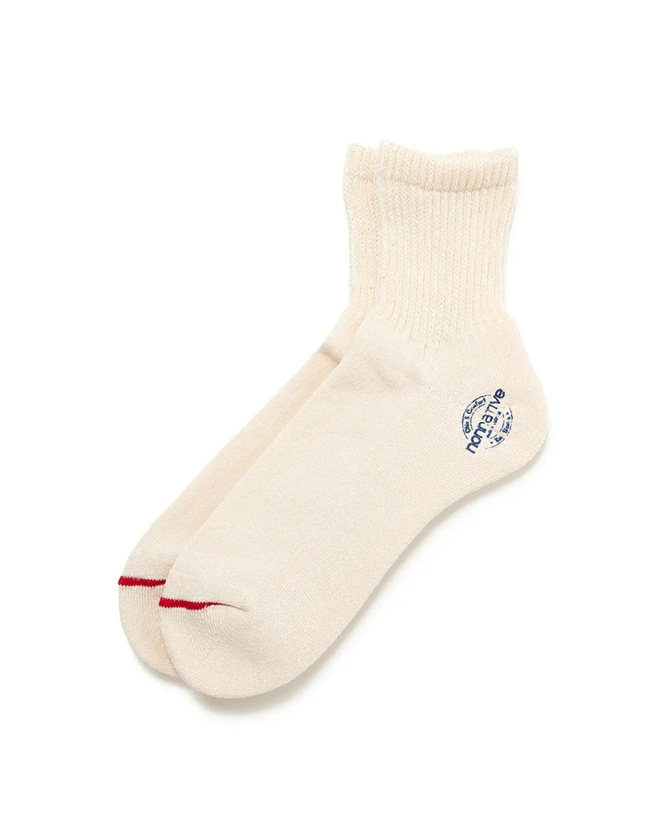 画像1: nonnative  DWELLER SOCKS MID POLYESTER PAPER WOVEN (1)