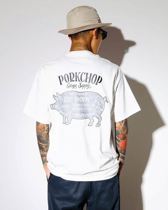 PORKCHOP GARAGE SUPPLY PORK BACK TEE P0509 公式通販