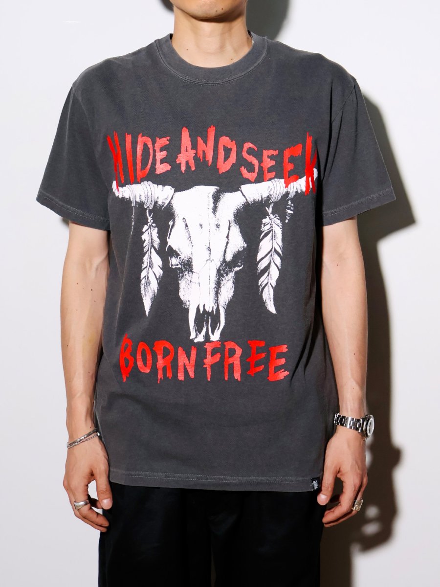 画像3: HideandSeek  Buffalo Skull S/S Tee(Front) (3)