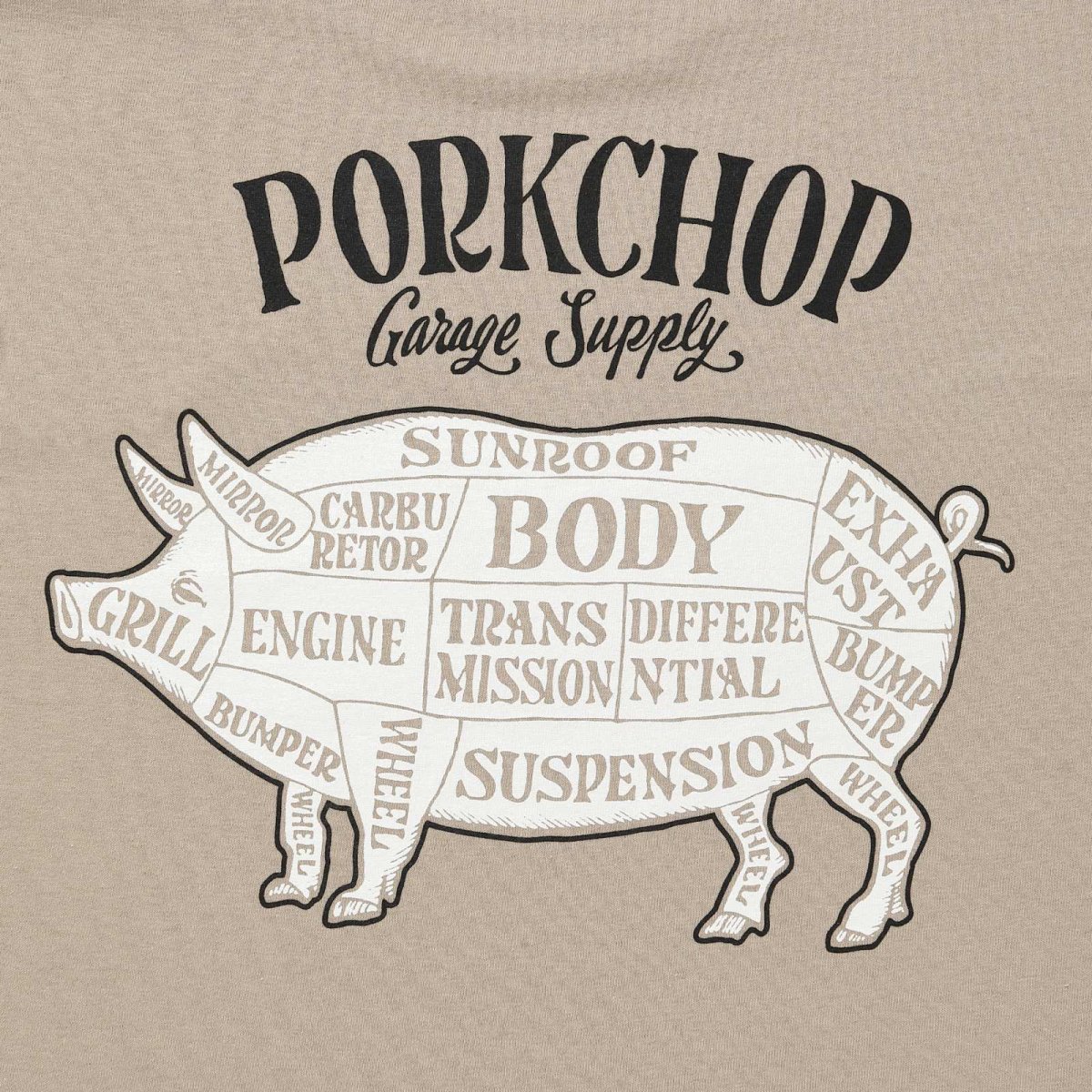 画像28: PORKCHOP GARAGE SUPPLY  PORK BACK TEE (28)