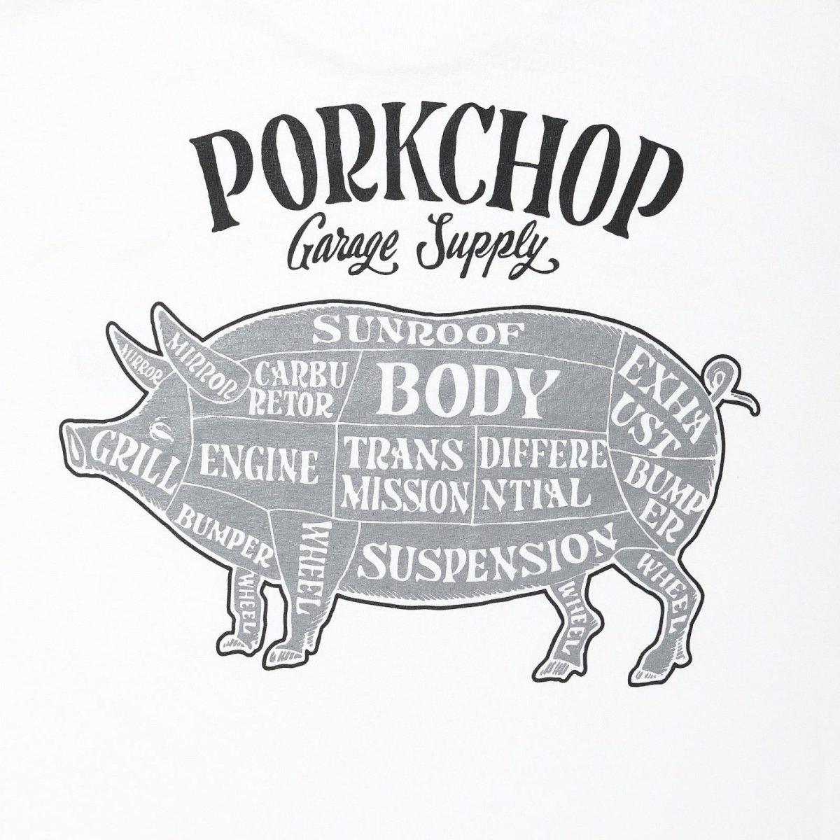 画像15: PORKCHOP GARAGE SUPPLY  PORK BACK TEE (15)