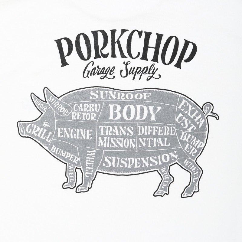 PORKCHOP GARAGE SUPPLY PORK BACK TEE P0509 公式通販