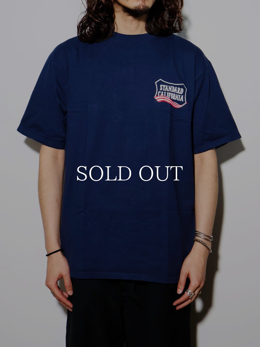画像2: STANDARD CALIFORNIA  SD Heavyweight Shield Logo T July 4th (2)