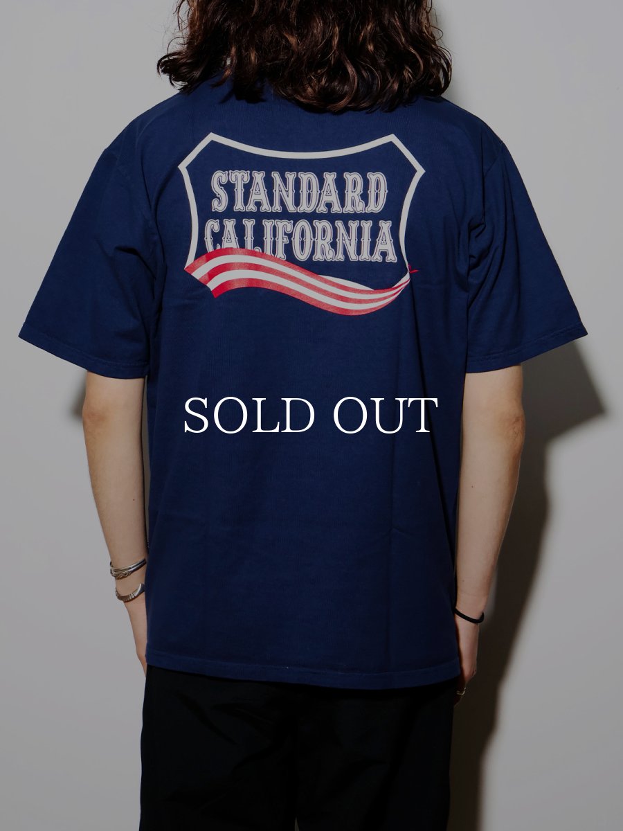 画像3: STANDARD CALIFORNIA  SD Heavyweight Shield Logo T July 4th (3)