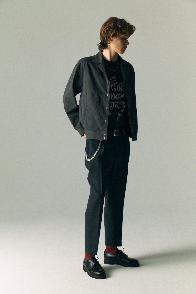 画像8: CALEE  GARMENT DYE SNAKE LOGO TEE   (8)