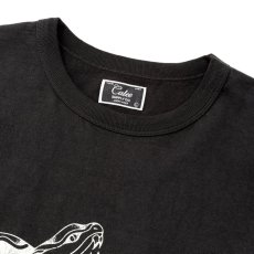画像2: CALEE  GARMENT DYE SNAKE LOGO TEE   (2)
