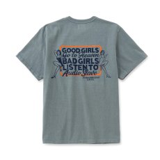 画像7: CALEE  GARMENT DYE GIRLS LOGO POCKET TEE ＜NATURALLY PAINT DESIGN＞ (7)