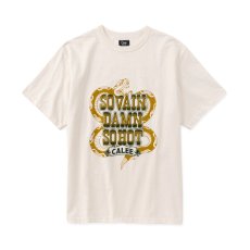 画像6: CALEE  GARMENT DYE SNAKE LOGO TEE   (6)