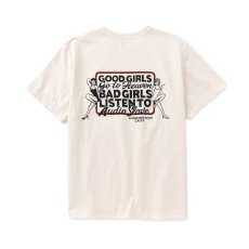 画像5: CALEE  GARMENT DYE GIRLS LOGO POCKET TEE ＜NATURALLY PAINT DESIGN＞ (5)