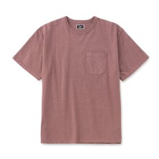 画像12: CALEE  GARMENT DYE GIRLS LOGO POCKET TEE ＜NATURALLY PAINT DESIGN＞ (12)