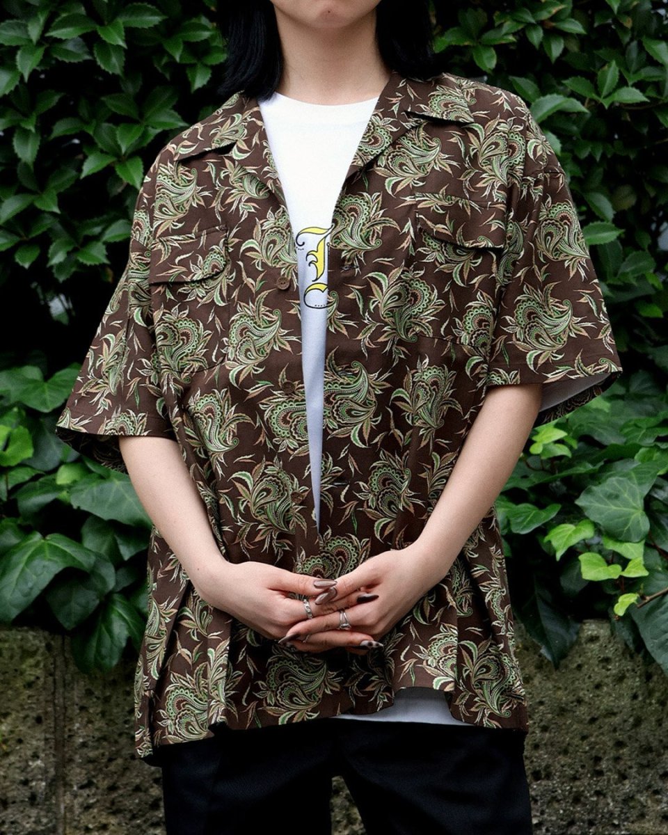 画像6: exodus brand  BUDS PAISLEY HAWAIIAN SHIRT (6)