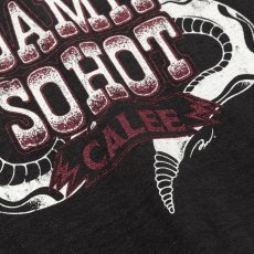 画像3: CALEE  GARMENT DYE SNAKE LOGO TEE   (3)