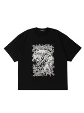 画像1: ANTIDOTE BUYERS CLUB   Pima Cotton S/S Tee (Leaf Skull) (1)
