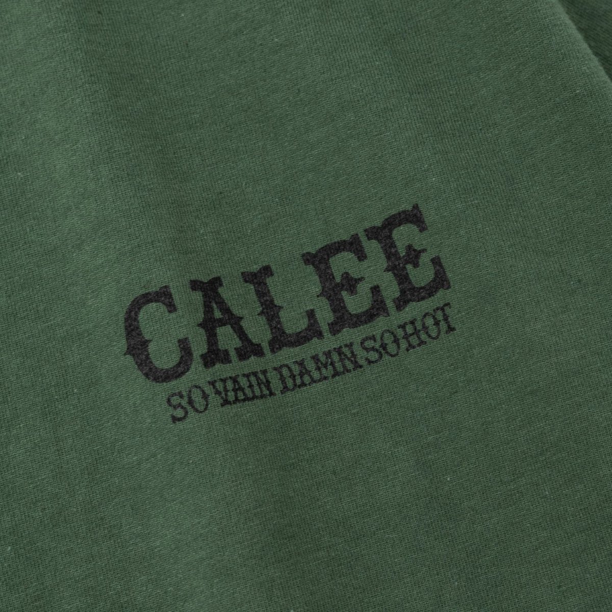 画像12: CALEE  GARMENT DYE CALEE LOGO TEE (12)