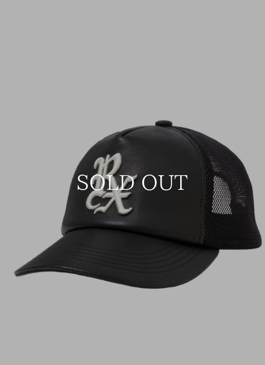 画像1: ANTIDOTE BUYERS CLUB   Sheep Leather 5 Panel Mesh Cap (1)