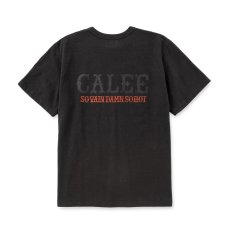画像7: CALEE  GARMENT DYE CALEE LOGO TEE (7)