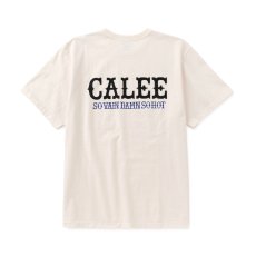 画像1: CALEE  GARMENT DYE CALEE LOGO TEE (1)