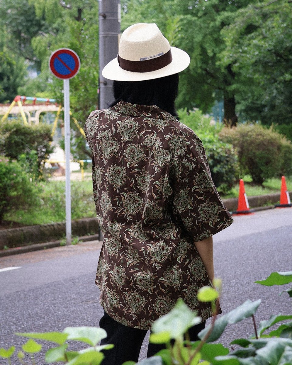 画像7: exodus brand  BUDS PAISLEY HAWAIIAN SHIRT (7)